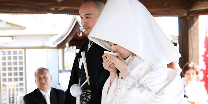 北野天満神社の神前結婚式（神戸市中央区）