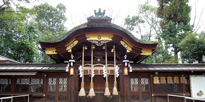 護王神社の神前結婚式（京都市上京区）