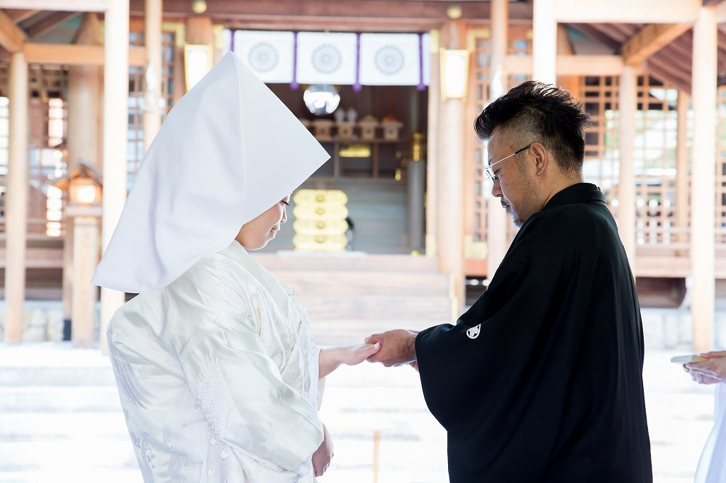 廣田神社の神前結婚式