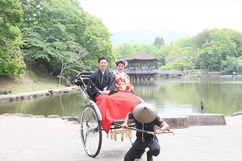 奈良公園で撮影