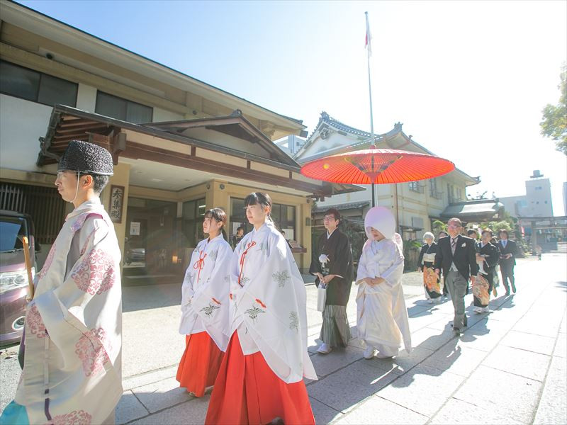 茨木神社の結婚式