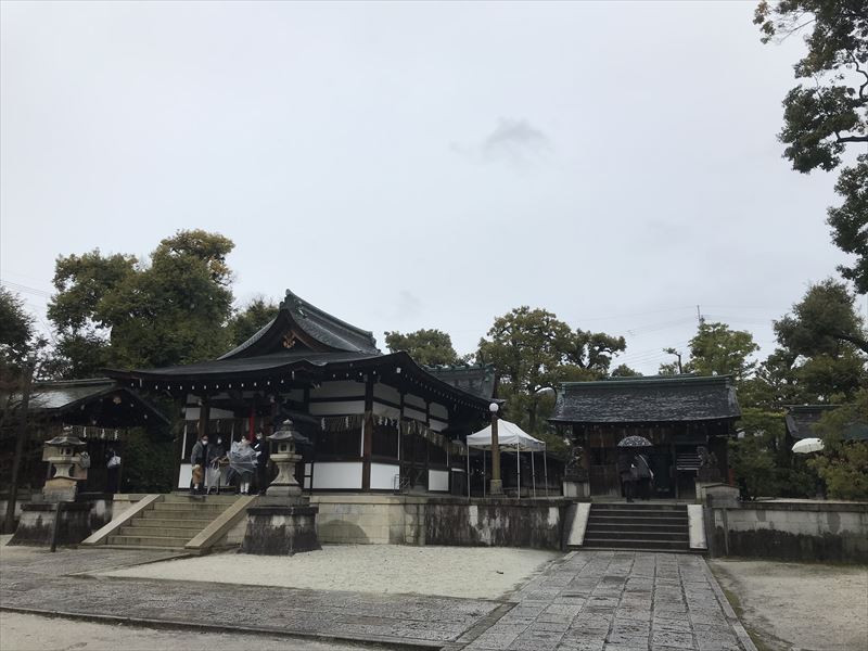敷地神社（わら天神）京都市北区
