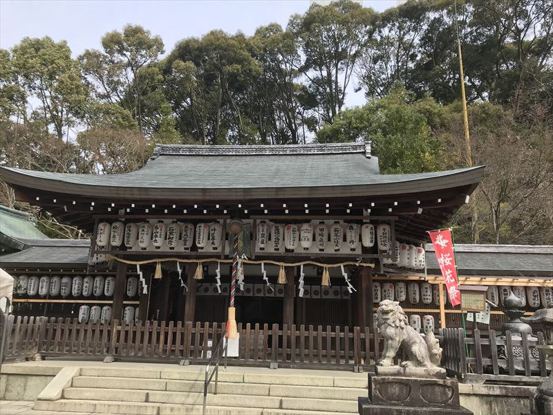 熊野若王子（にゃくおうじ）神社の神前結婚式（京都市左京区）