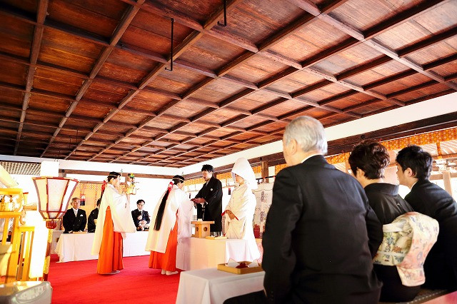世界文化遺産「宇治上神社」の結婚式（京都府宇治市）