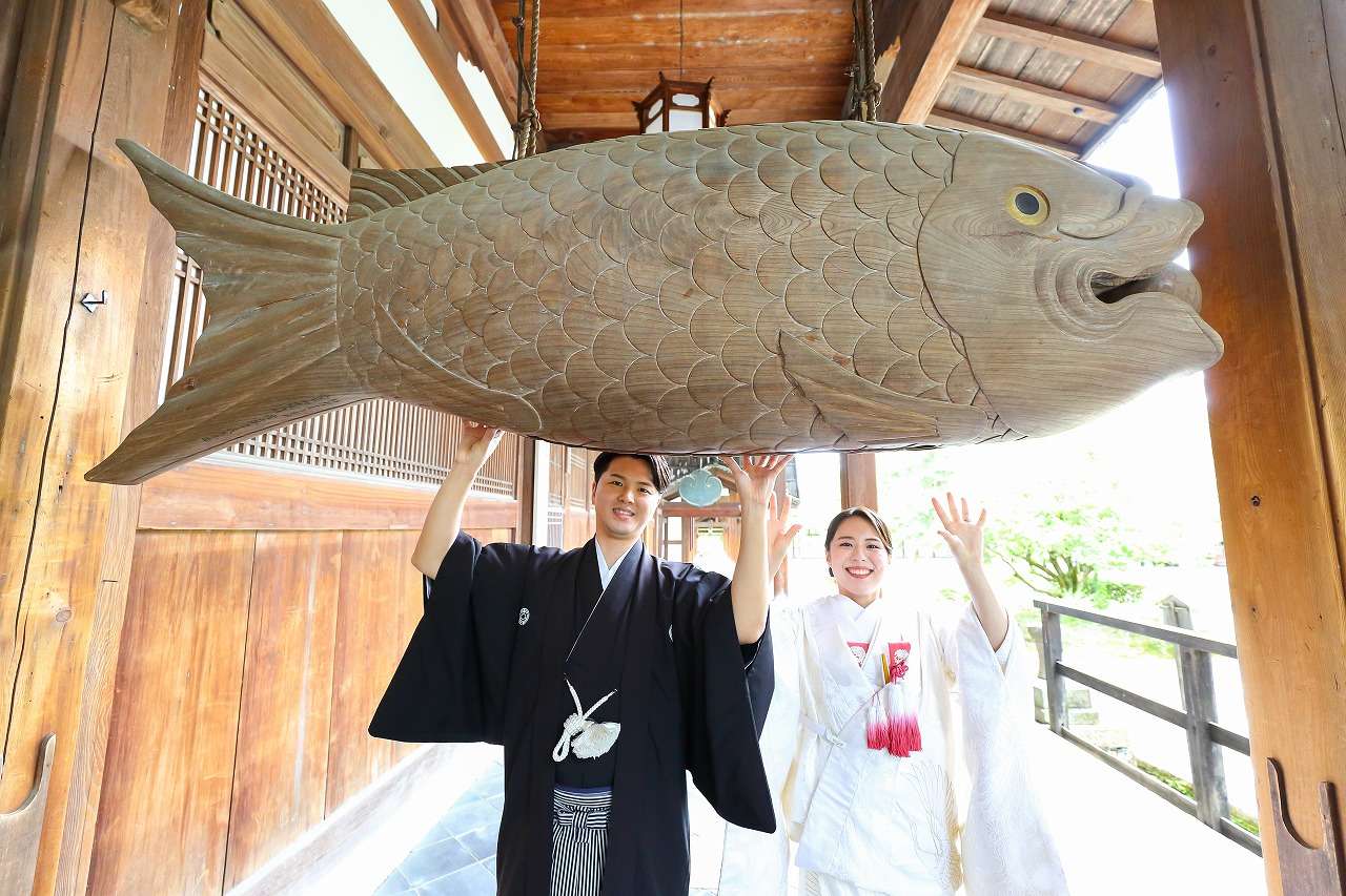 萬福寺（インゲン寺）で前撮り