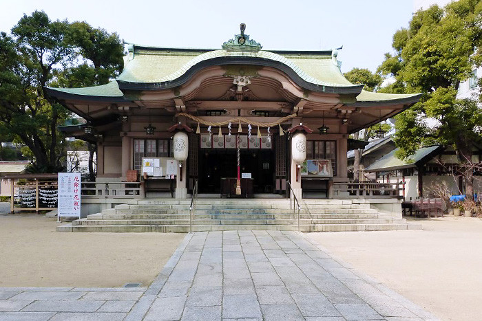 坐摩神社の本殿