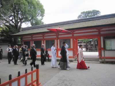 下鴨神社の結婚式