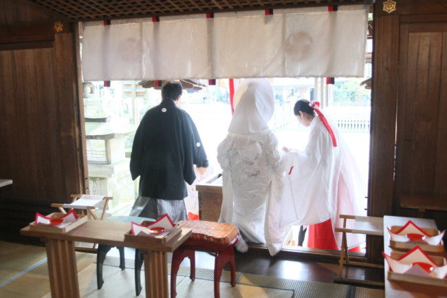粟田神社の結婚式