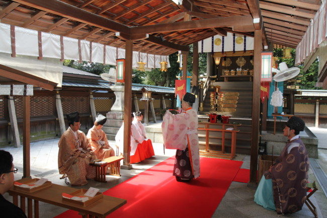 護王神社の結婚式