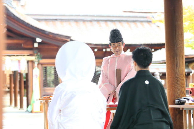 京都・豊国神社の結婚式