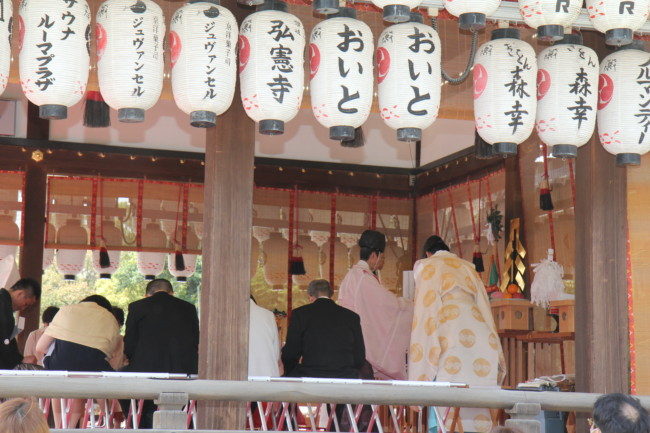 八坂神社の結婚式